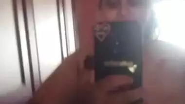 Friend sister topless selfie with smiling face