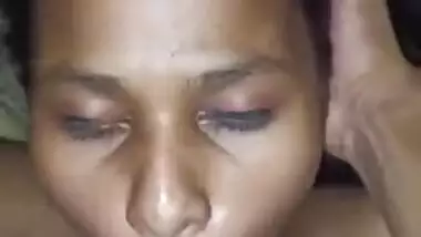 Desi girlfriend's moist mouth is drilled by XXX boyfriend in the hotel