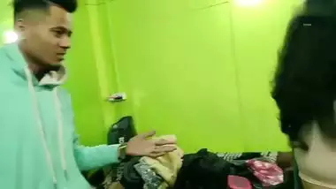 Busty Bhabhi seduces her Devar and records her Indian porn