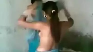 Hot couple from village has sex in standing position