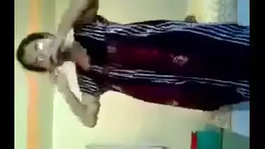 Gf Stripping Salwar Dress and Exposing Charming Boobs