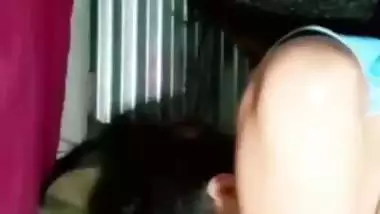 HD Tamil sex MMS of a wild lover eating his horny GF