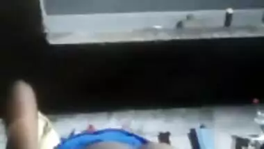 Village wife showing her black ass