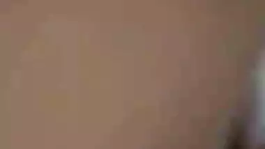 Cute smiling face girl naked on video call to lover