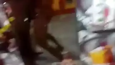 Couple Standing Fucking