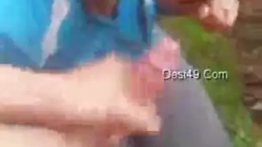 Bangalore sexy girl hot outdoor blowjob video