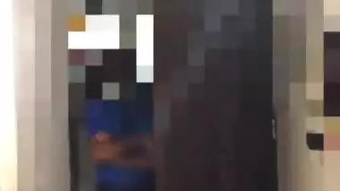 desi wife towel drop dare in front of delivery boy