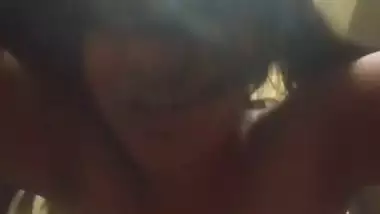 Sexy wife cowgirl sex riding her husband dick