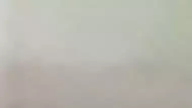 Huge boobs MILF naked in the bathroom viral MMS