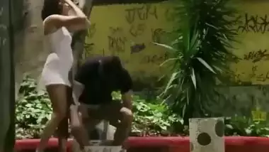 NRI Desi Couple Caught by Bystander Having Sex on the Streets