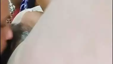 Indian hubby licking pussy live phone sex show