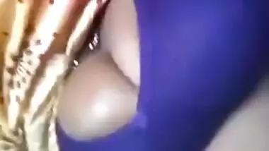 Indian whore doesn't cover body and shows it off on camera with smile