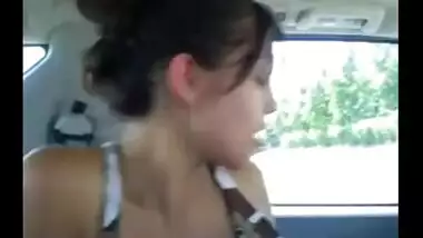 Amateur nri girlfriend blowjob & topless outdoor