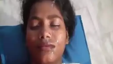 Desi girlfriend ne Tamil lover ka mota kaala lauda chusa