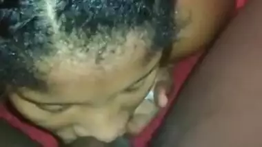 A Libyan girl sucking the penis ball