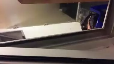 Sexy Desi Girl after Bath removing Towel and applying Lotion